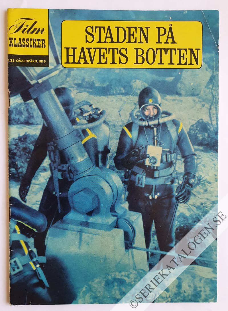 Framsida på Filmklassiker Staden på havets botten (1963)