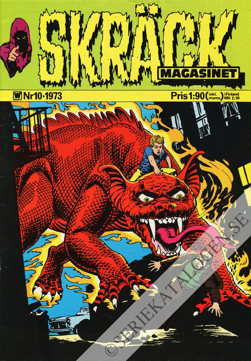 Framsida på Skräckmagasinet #10 (1973)