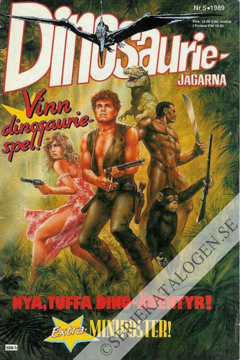 Framsida på Dinosauriejägarna #5 (1989)