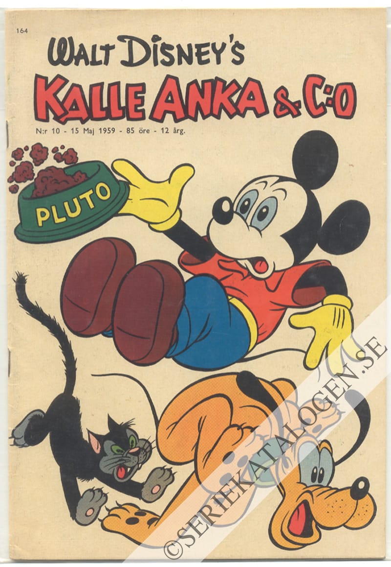 Framsida på Kalle Anka & C:o #10 (1959)