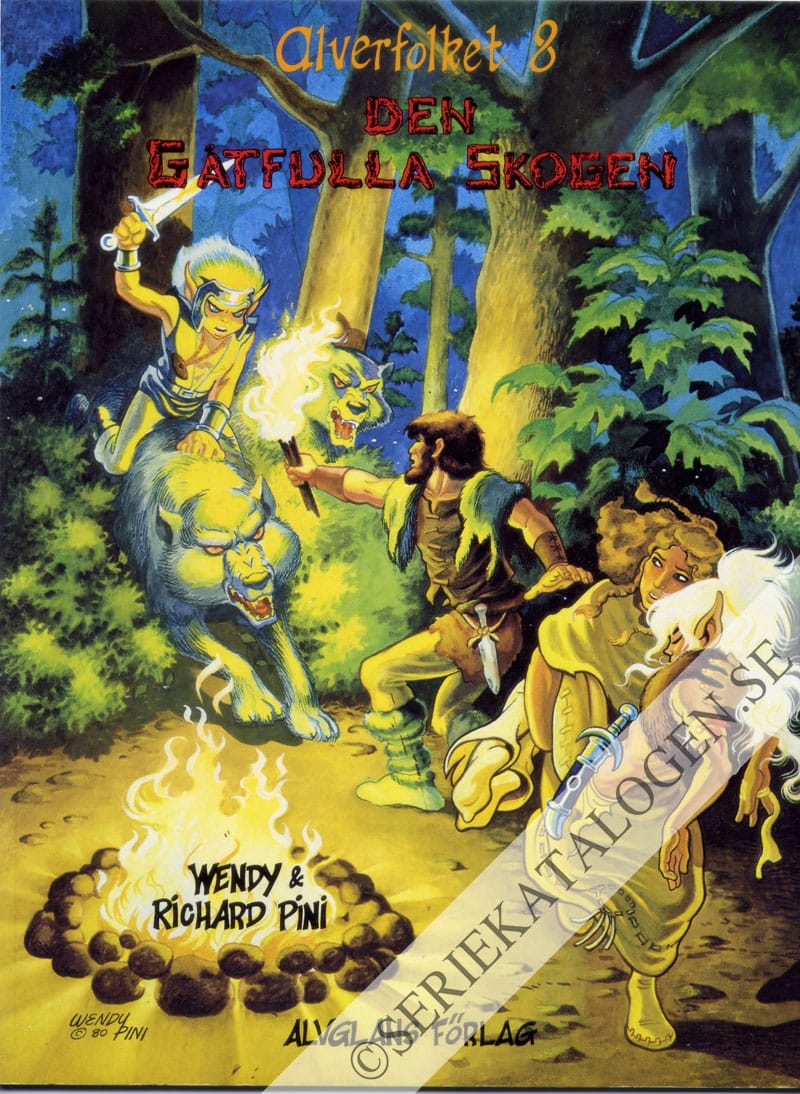 Framsida på Alverfolket Magnetstenen (1987)