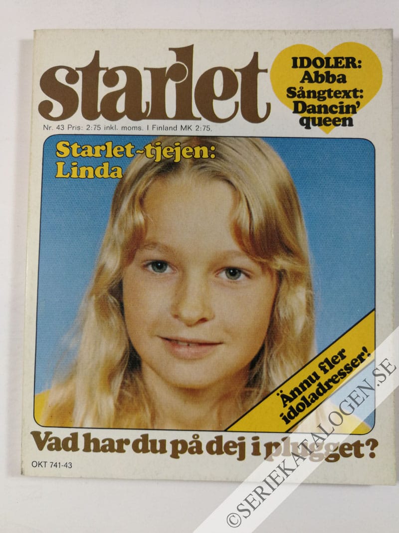 Framsida på Starlet #43 (1976)