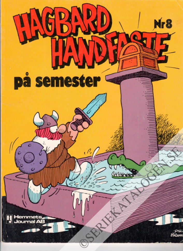 Framsida på Hagbard Handfaste Hagbard Handfaste  på semester (1981)