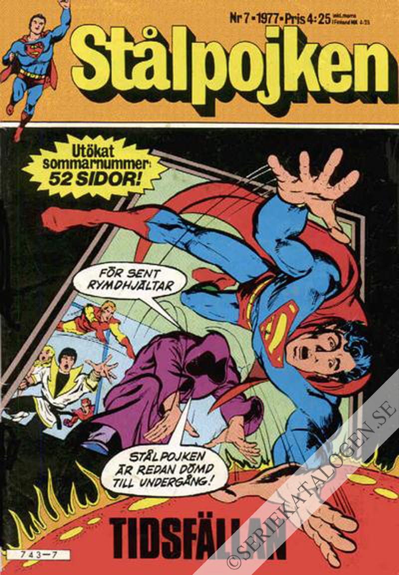 Framsida på Stålpojken #7 (1977)