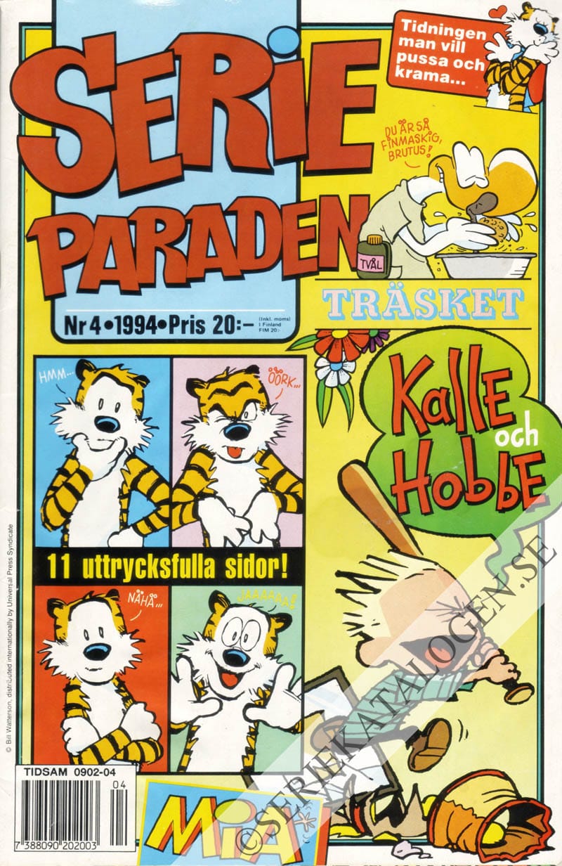 Framsida på Serie-paraden #4 (1994)