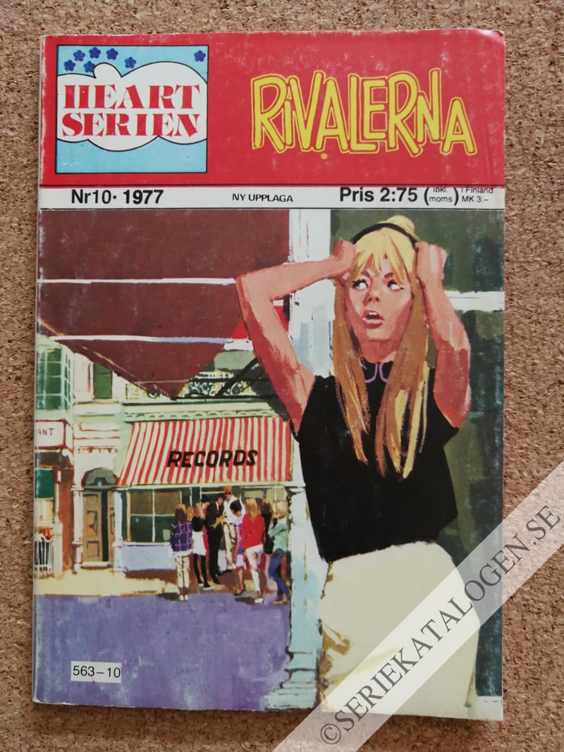 Framsida på Heart-serien Rivalerna (1977)