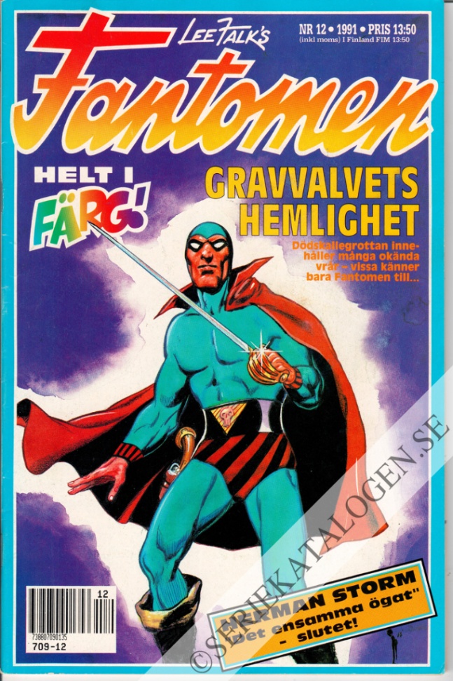 Framsida på Fantomen #12 (1991)