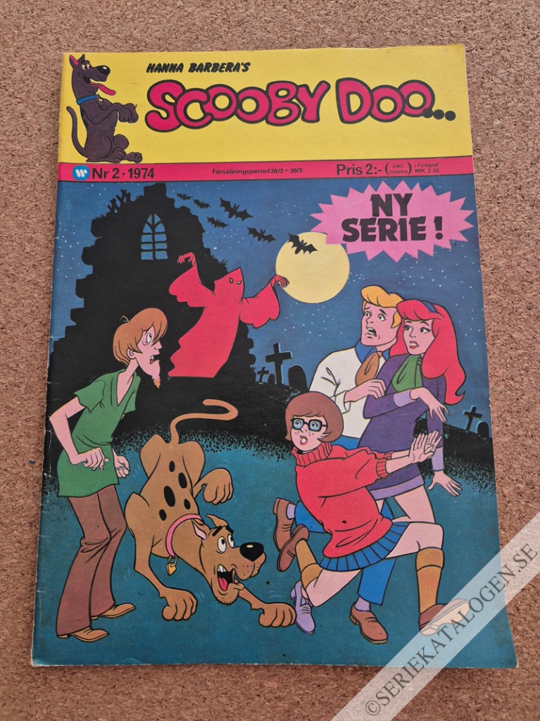 Framsida på Scooby Doo #2 (1974)