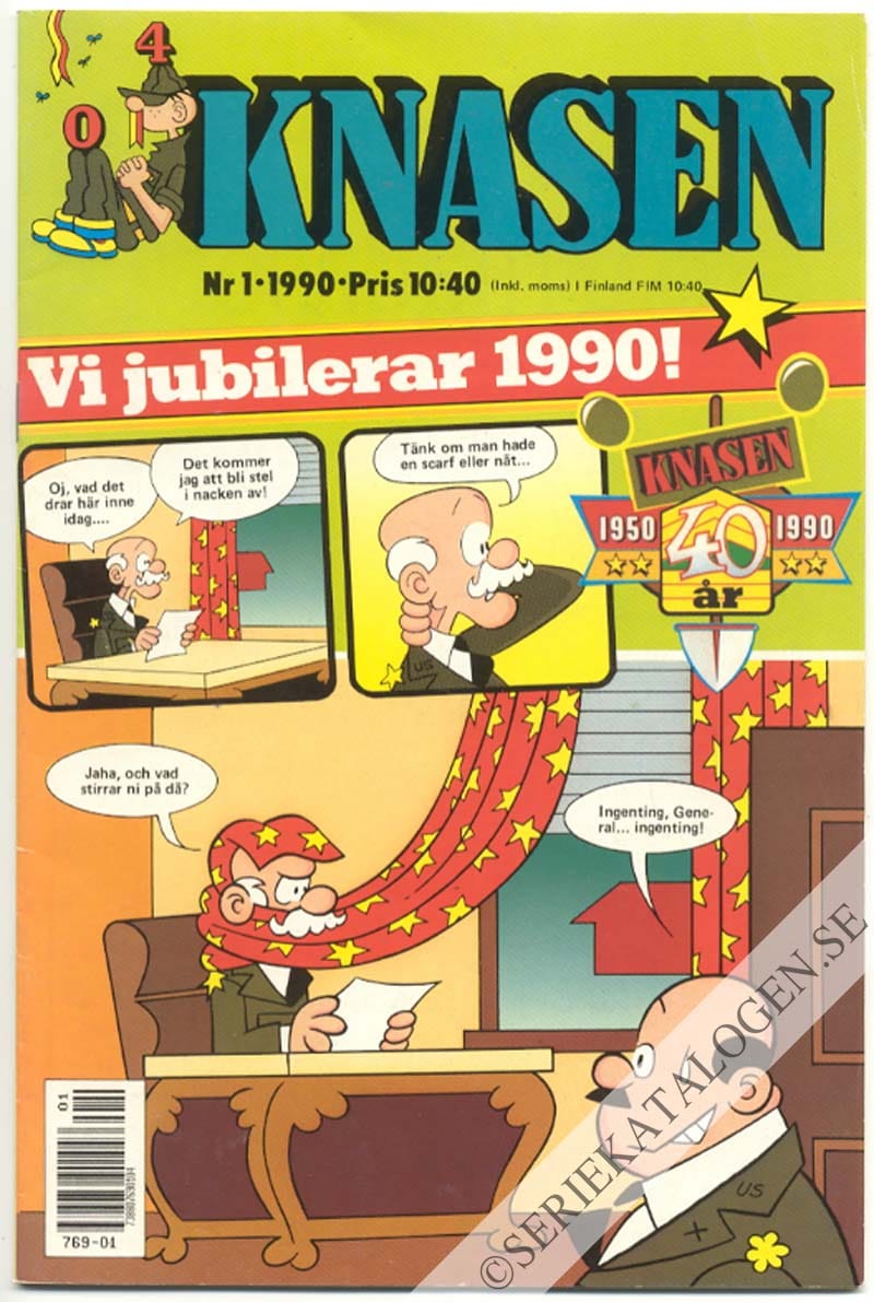 Framsida på Knasen #1 (1990)