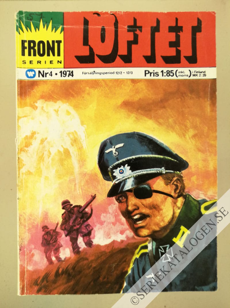 Framsida på Frontserien #4 - Löftet (1974)