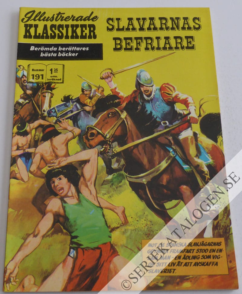 Framsida på Illustrerade Klassiker #191 - Slavarnas befriare (1966)