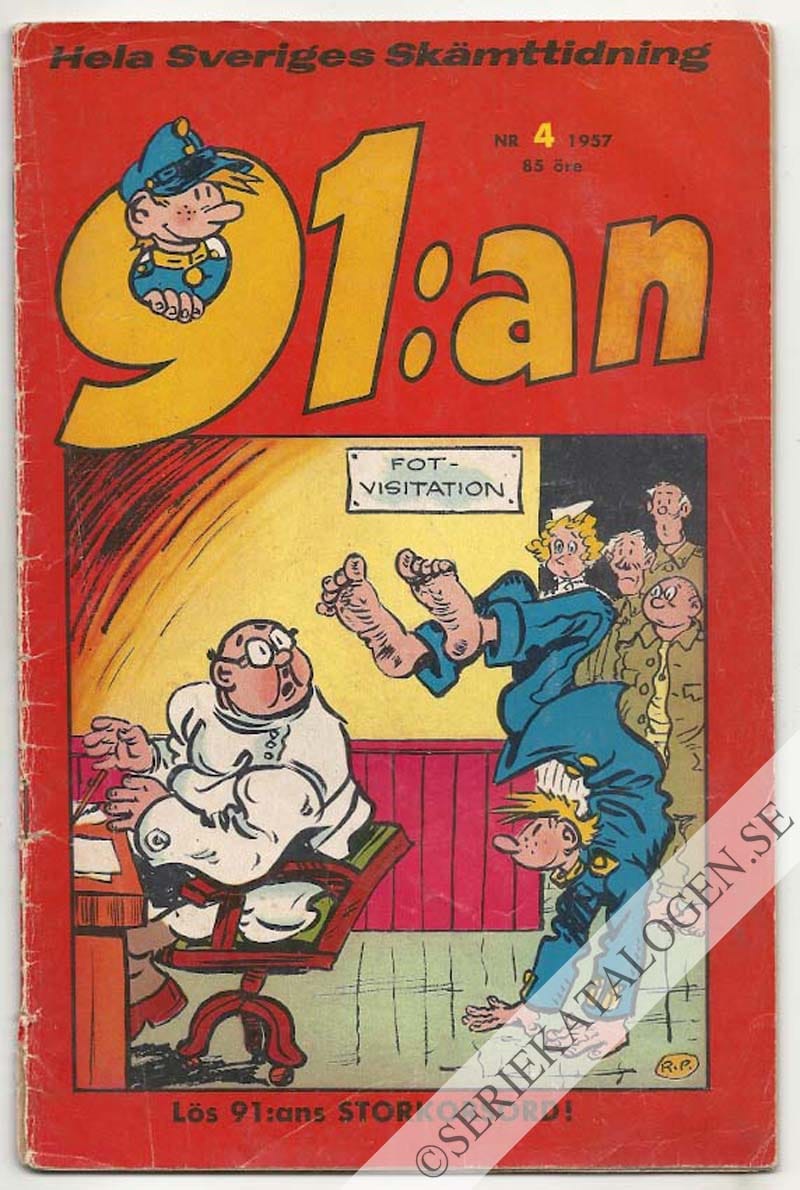 Framsida på 91:an #4 (1957)