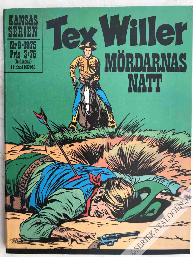 Framsida på Kansasserien Mördarnas natt (1975)