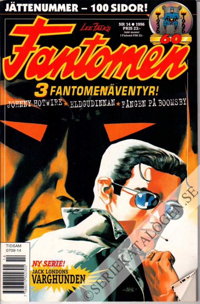 Framsida på Fantomen #14 (1996)