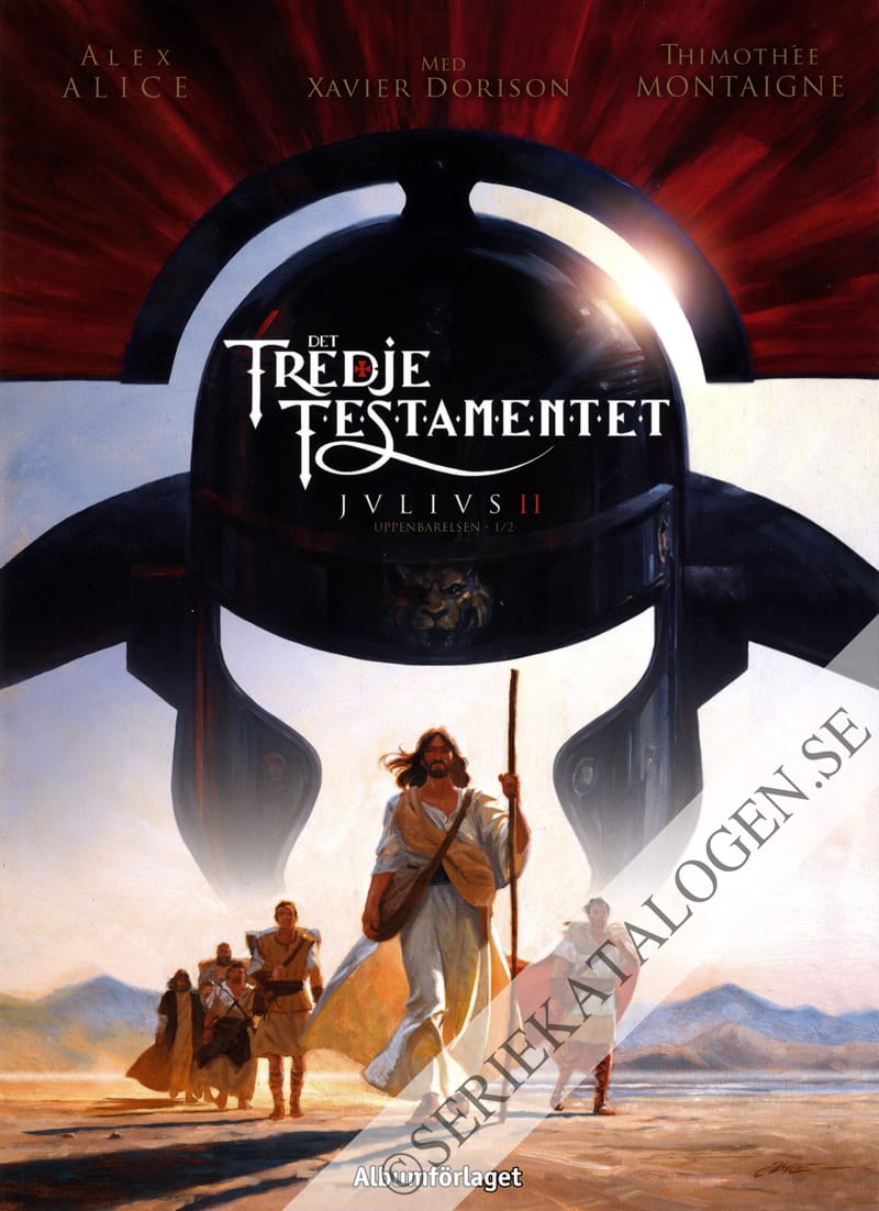 Framsida på Det tredje testamentet Julius II (2013)