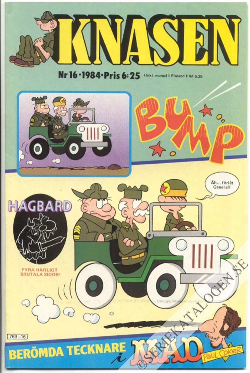 Framsida på Knasen #16 (1984)