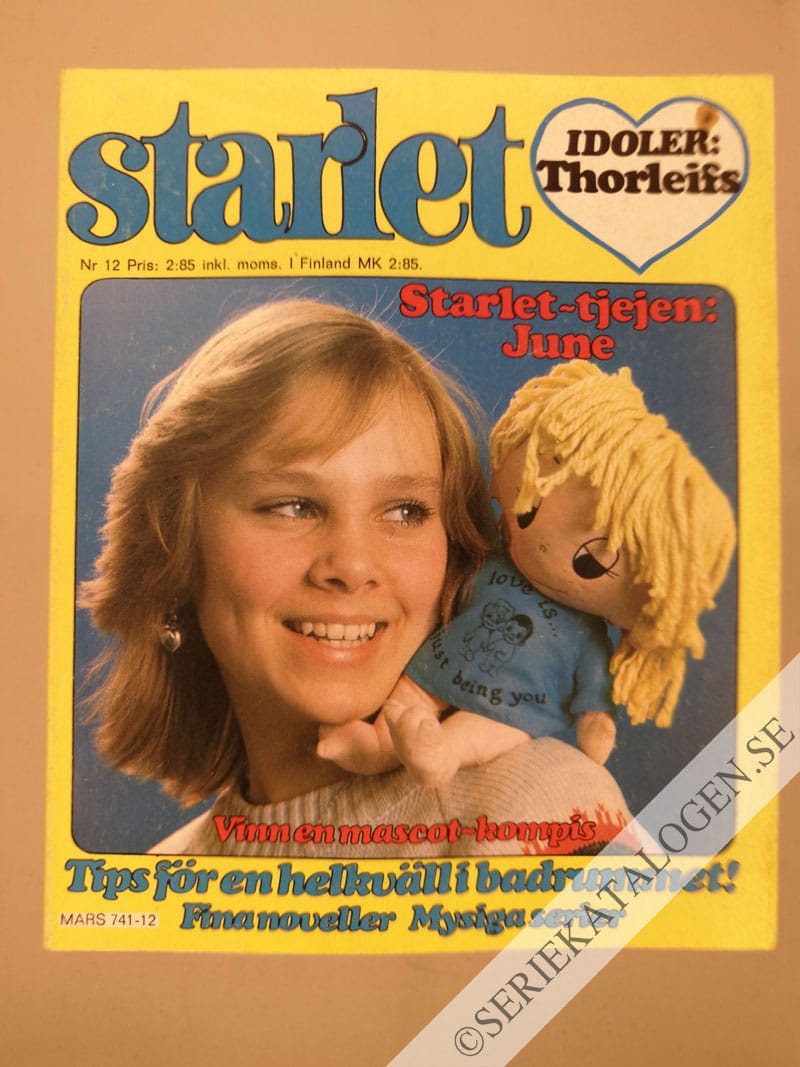 Framsida på Starlet #12 (1977)