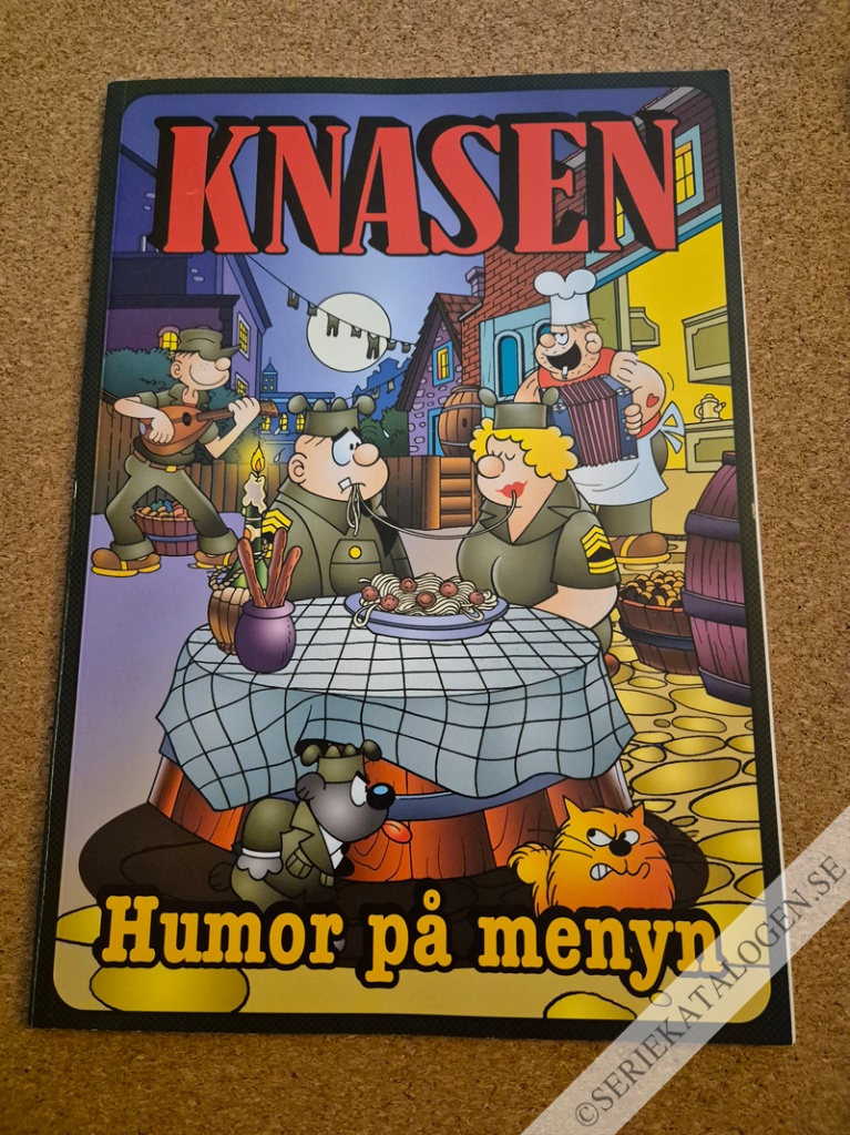 Framsida på Knasen Humor på menyn (2023)