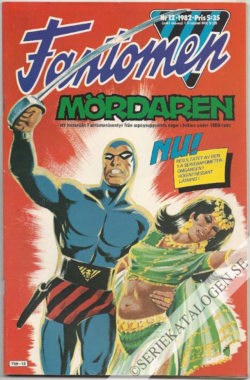 Framsida på Fantomen #12 (1982)