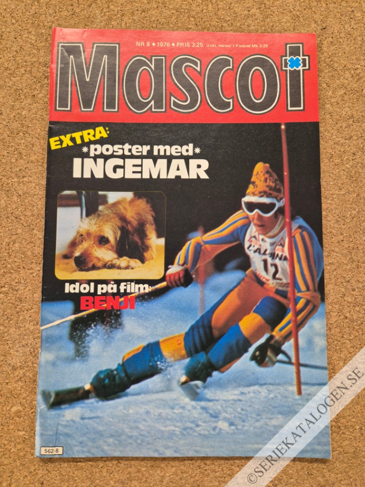 Framsida på Mascot #8 (1976)