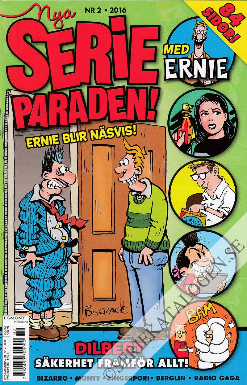 Framsida på Nya Serieparaden #2 (2016)
