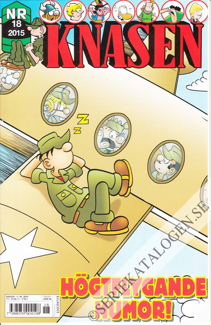 Framsida på Knasen #18 (2015)