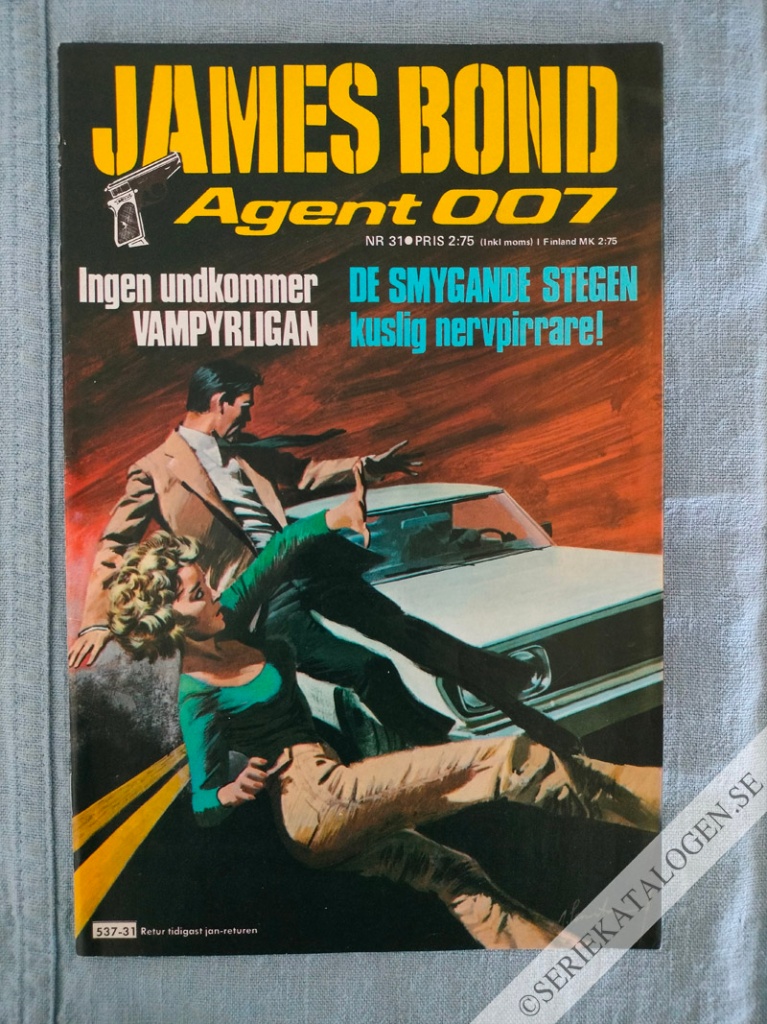 Framsida på James Bond agent 007 #31 (1974)