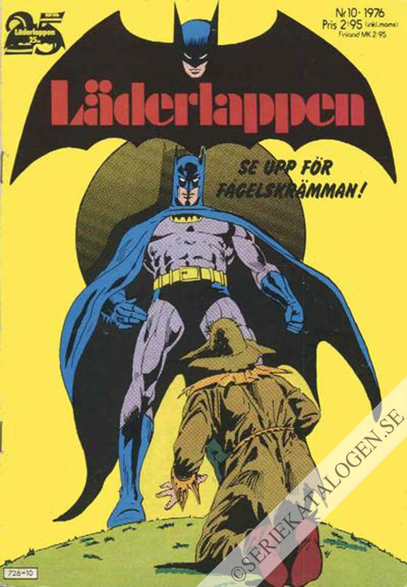 Framsida på Läderlappen och Robin #10 (1976)