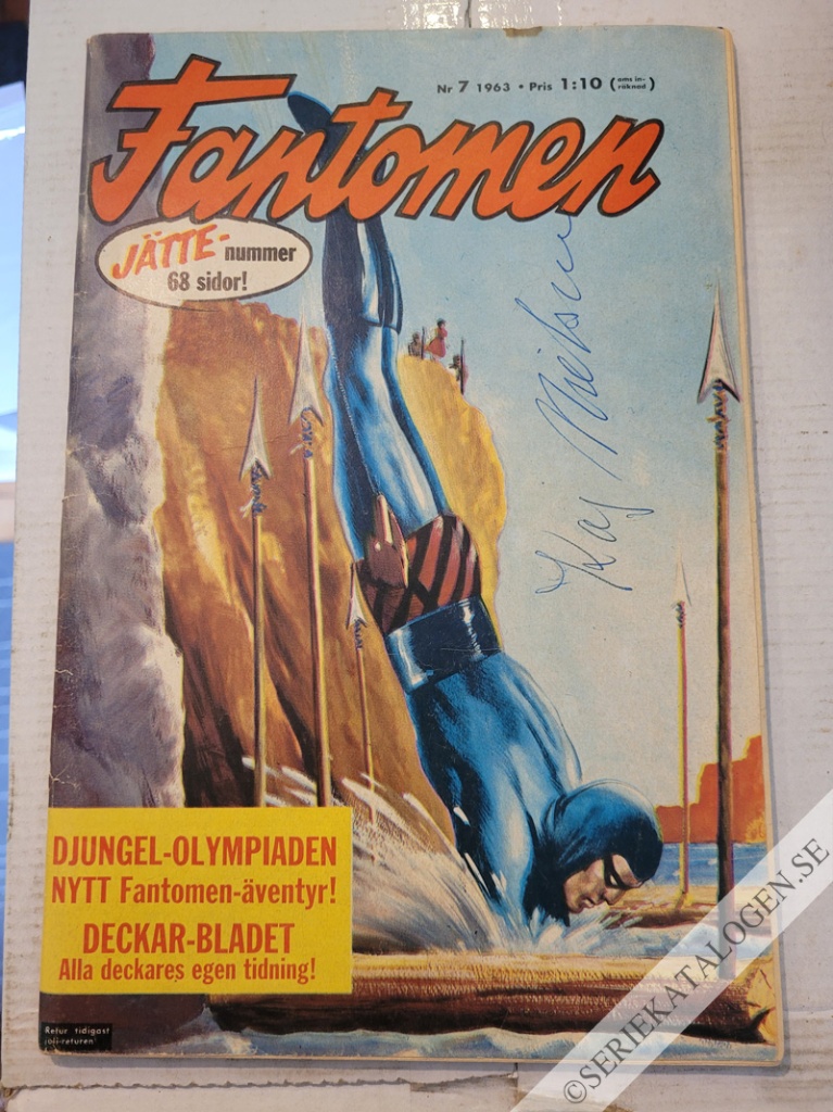 Framsida på Fantomen #7 (1963)