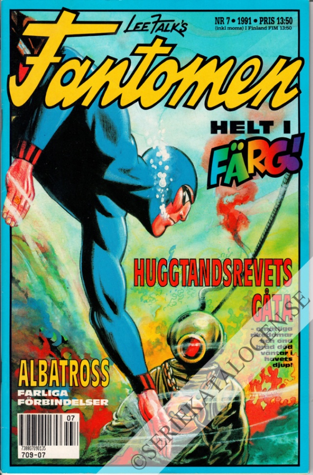 Framsida på Fantomen #7 (1991)