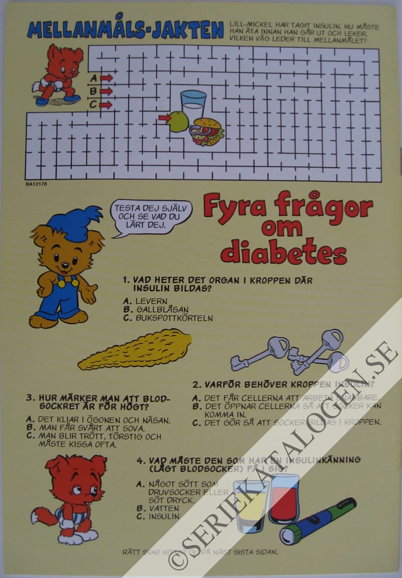 Baksida på En specialtidning om diabetes (2012)
