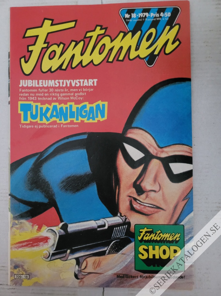 Framsida på Fantomen #18 (1979)