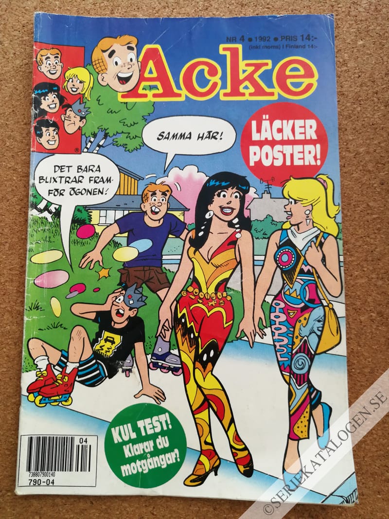 Framsida på Acke #4 (1992)