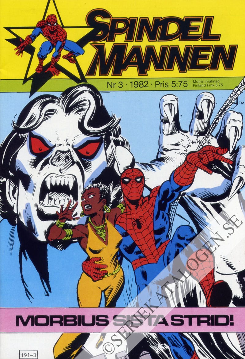 Framsida på Spindelmannen #3 (1982)