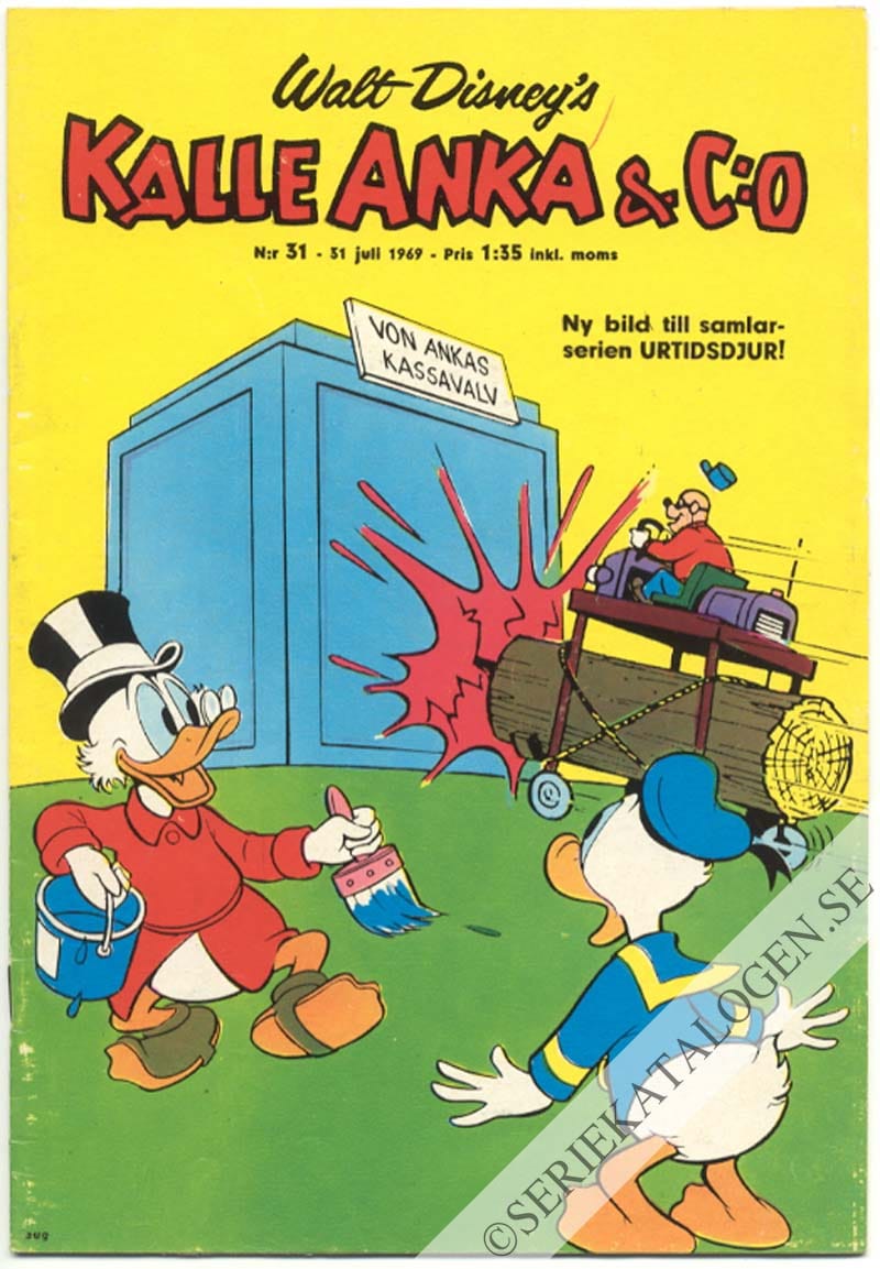 Framsida på Kalle Anka & C:o #31 (1969)