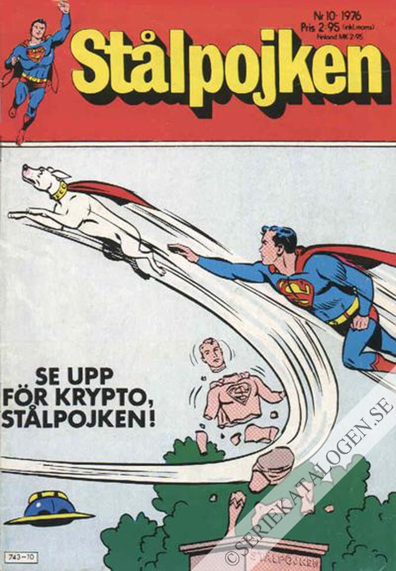 Framsida på Stålpojken #10 (1976)
