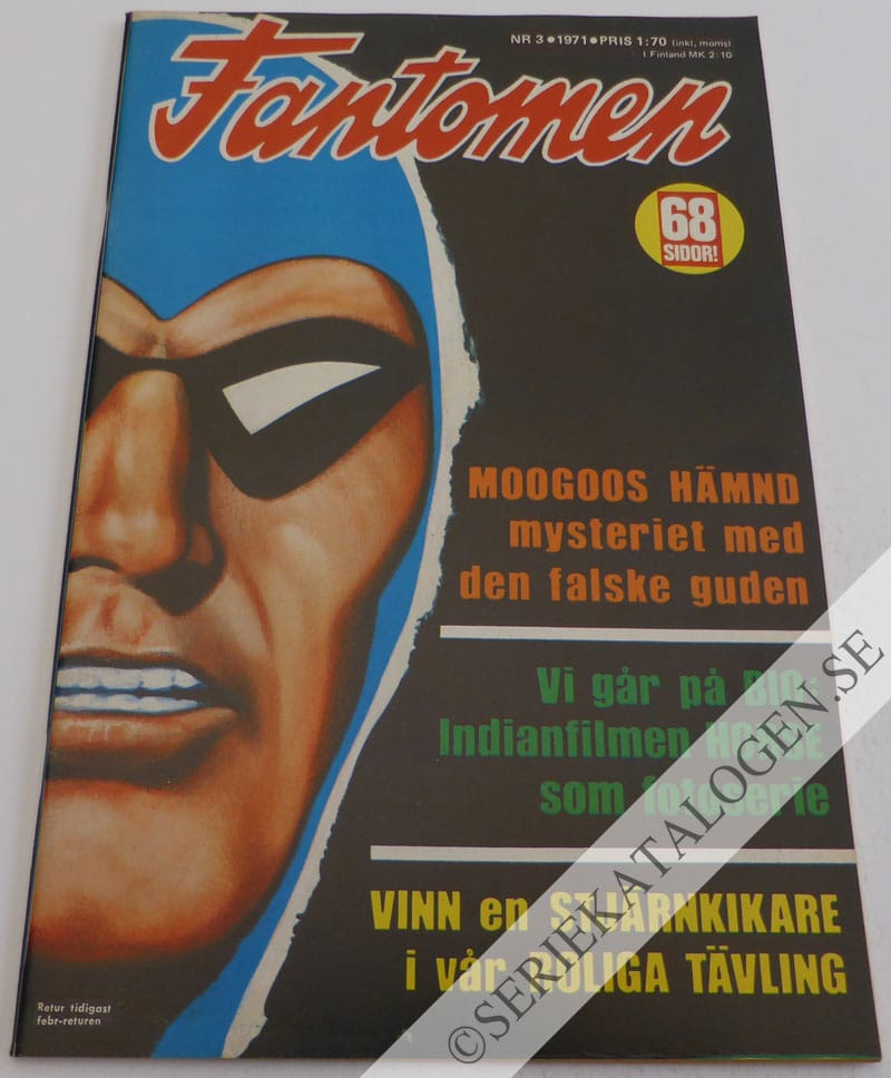 Framsida på Fantomen #3 (1971)