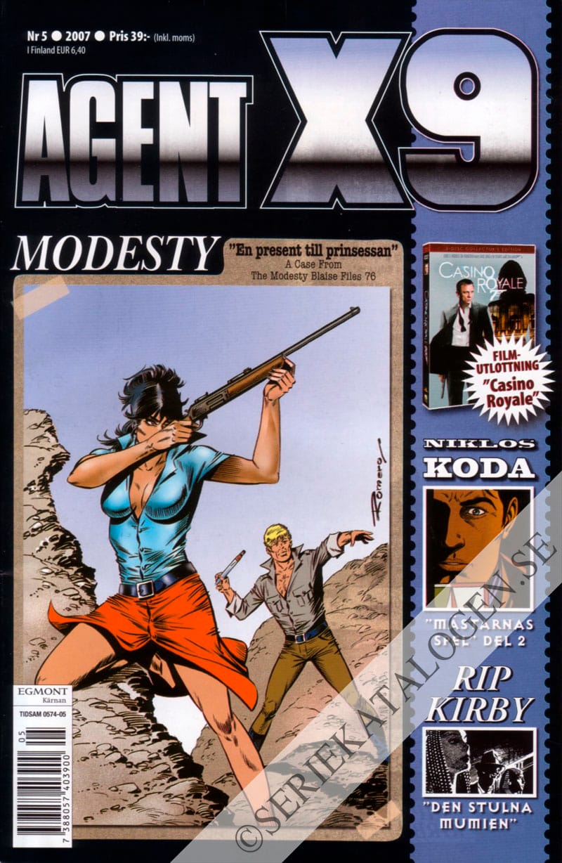 Framsida på Agent X9 #5 (2007)