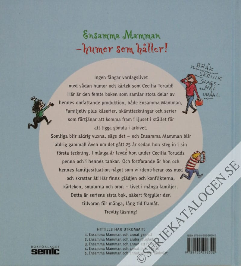 Baksida på Ensamma mamman och annat kul och tänkvärt (2010)