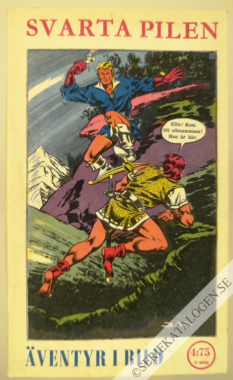 Framsida på Äventyr i bild Svarta Pilen (1968)