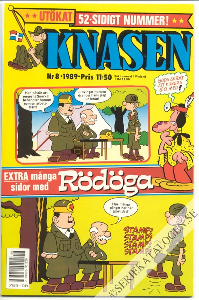 Framsida på Knasen #8 (1989)