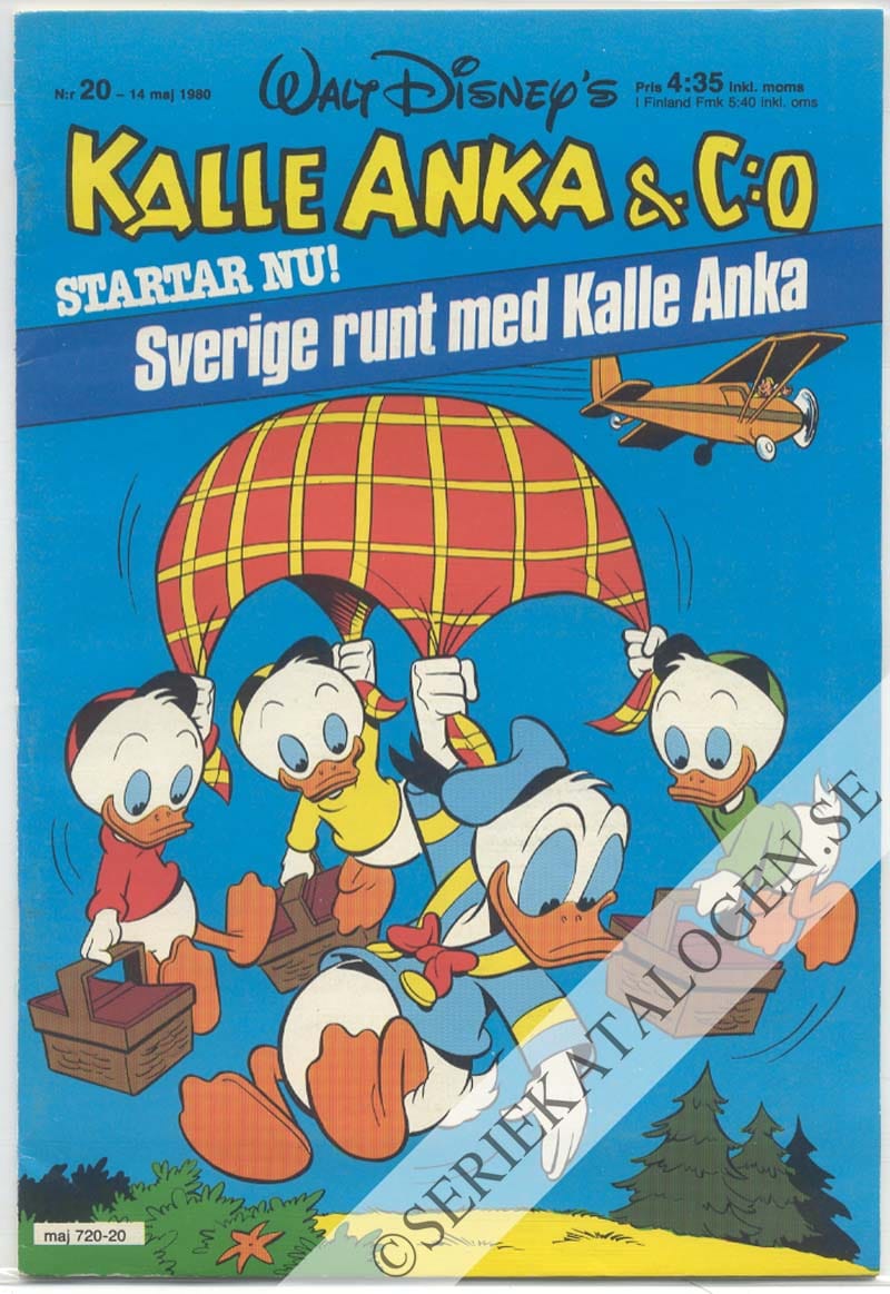 Framsida på Kalle Anka & C:o #20 (1980)
