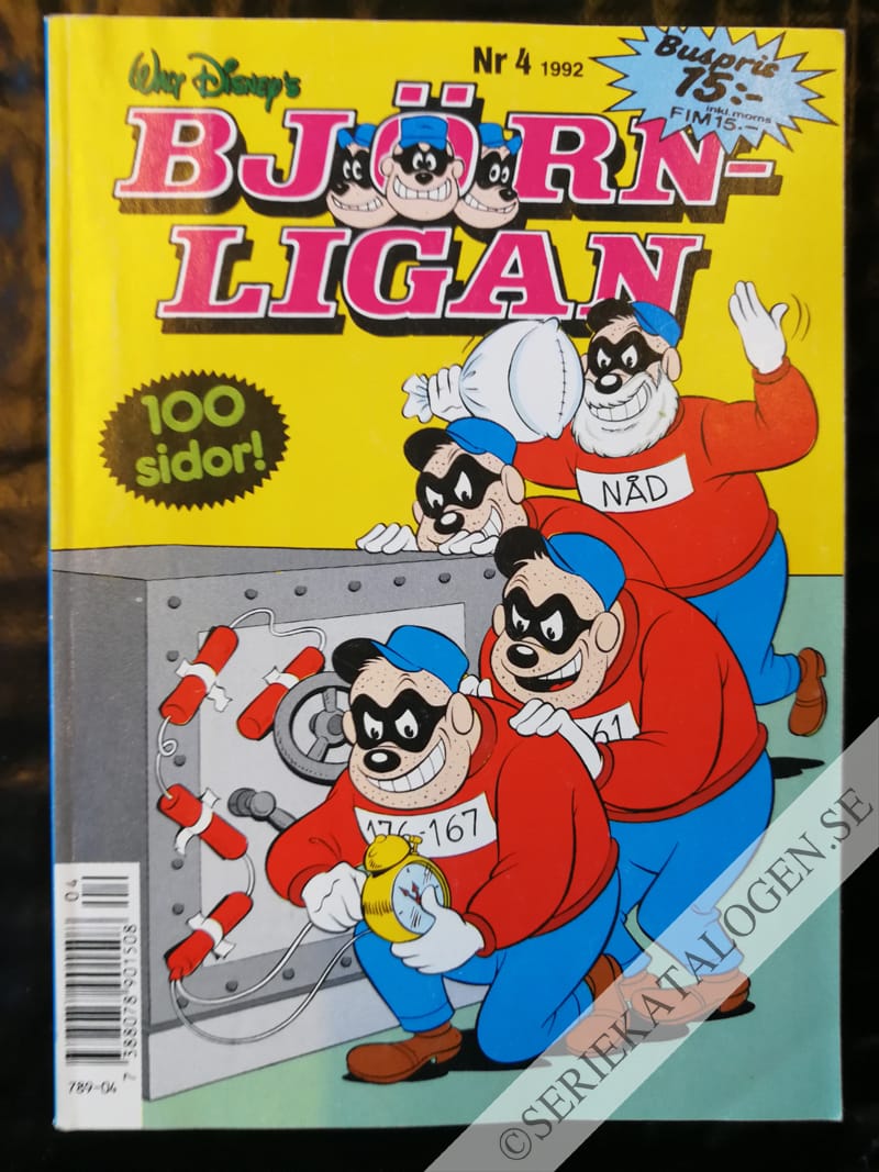 Framsida på Björnligan #4 (1992)