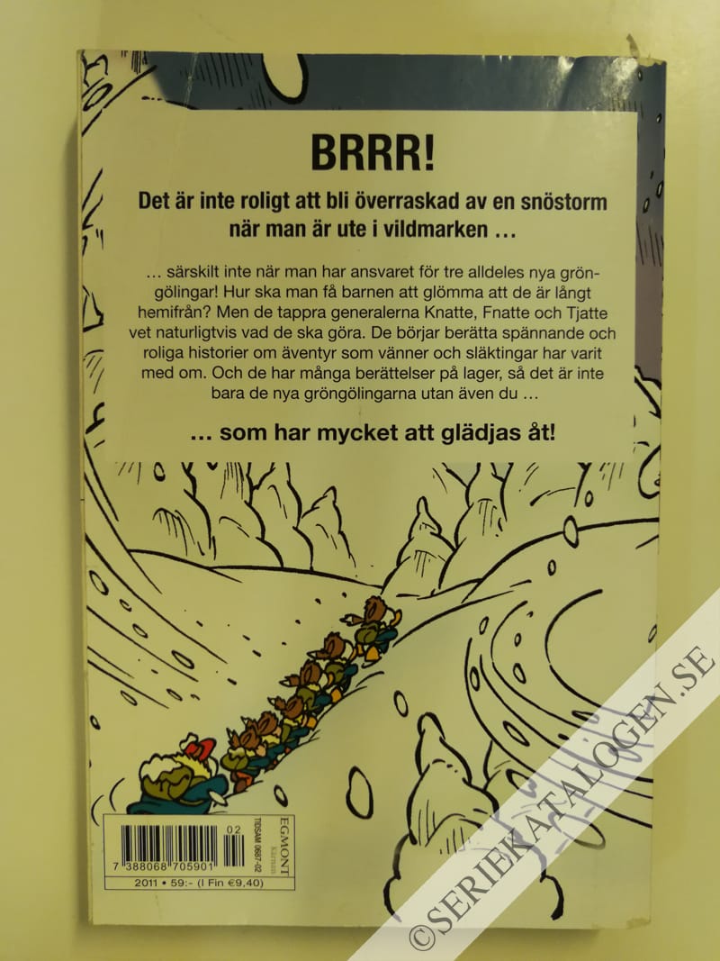 Baksida på Hjältar i snön (2011)