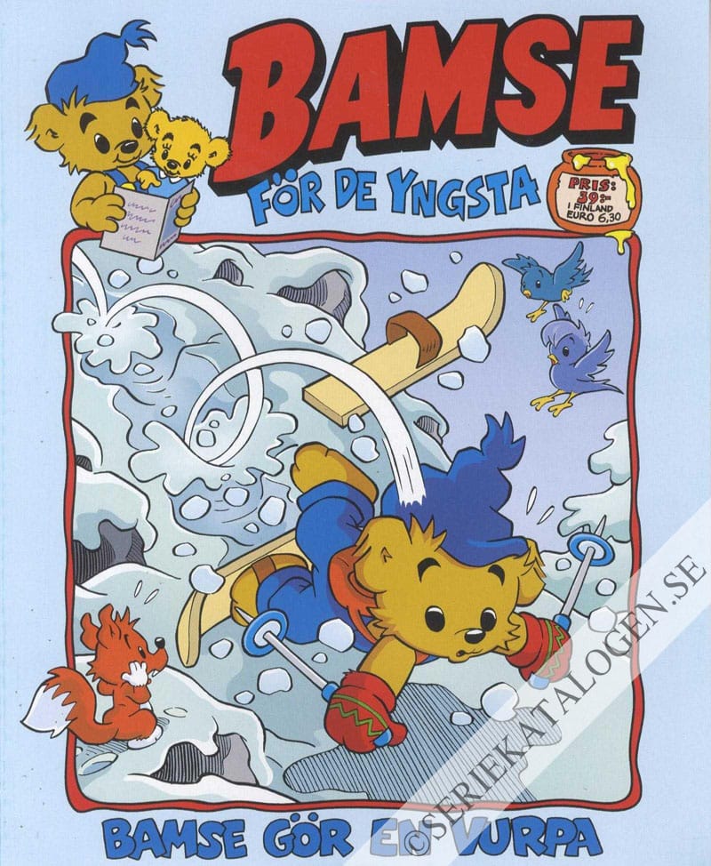 Framsida på Bamse för de yngsta Bamse gör en vurpa (2019)