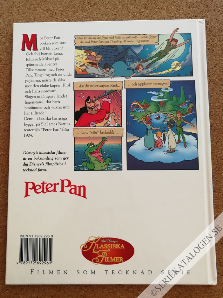 Baksida på Peter Pan (2003)