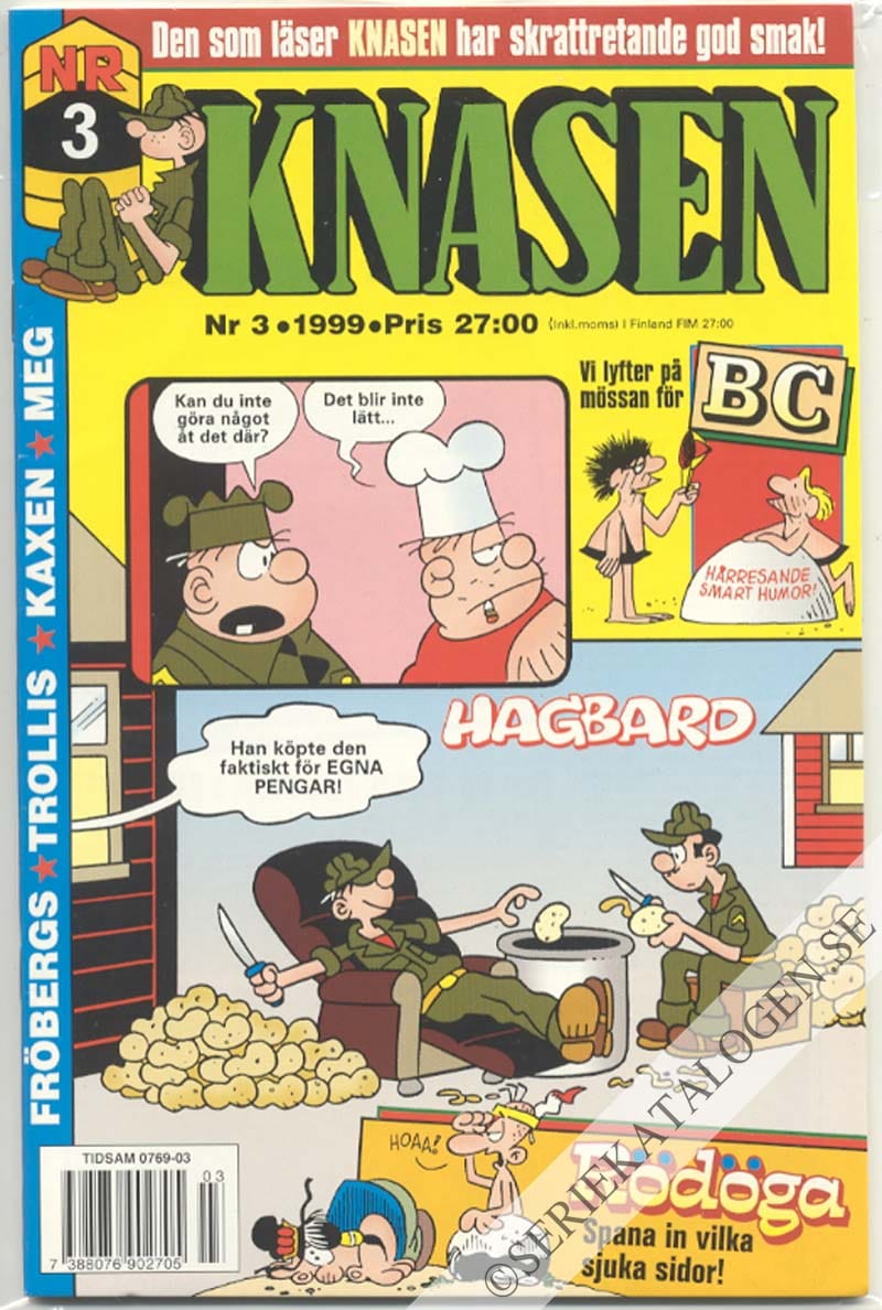 Framsida på Knasen #3 (1999)