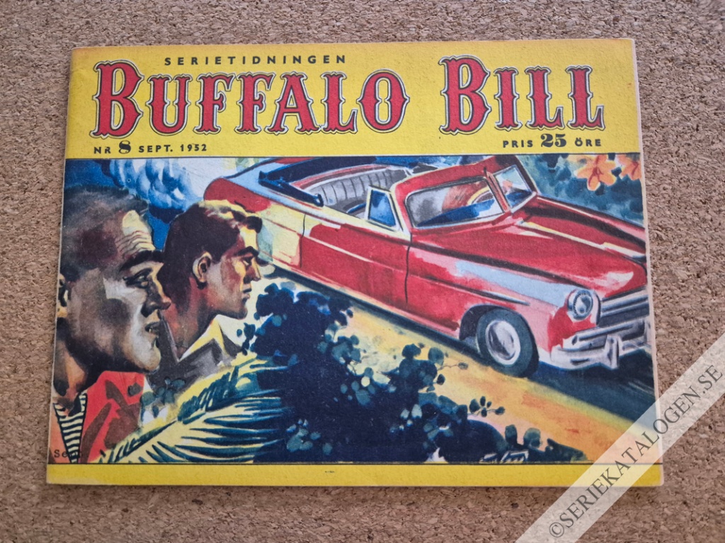 Framsida på Buffalo Bill #8 (1952)