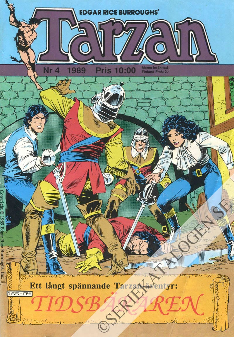 Framsida på Tarzan #4 (1989)