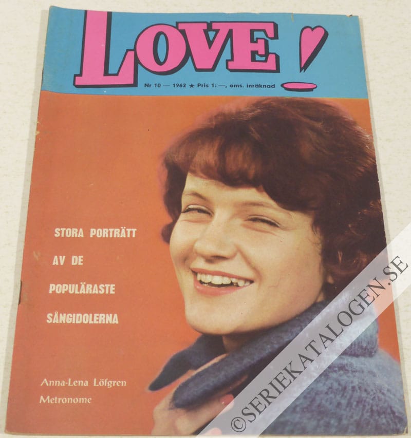 Framsida på Love! #10 (1962)